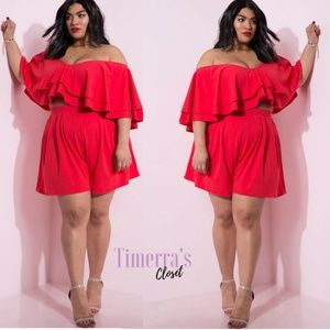 Rebdolls “In The Clouds” Ruffled Crop Top - 5X